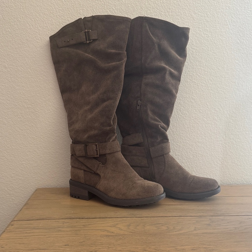 Carlos by Carlos Santana Dark Brown Over the Knee Boots
